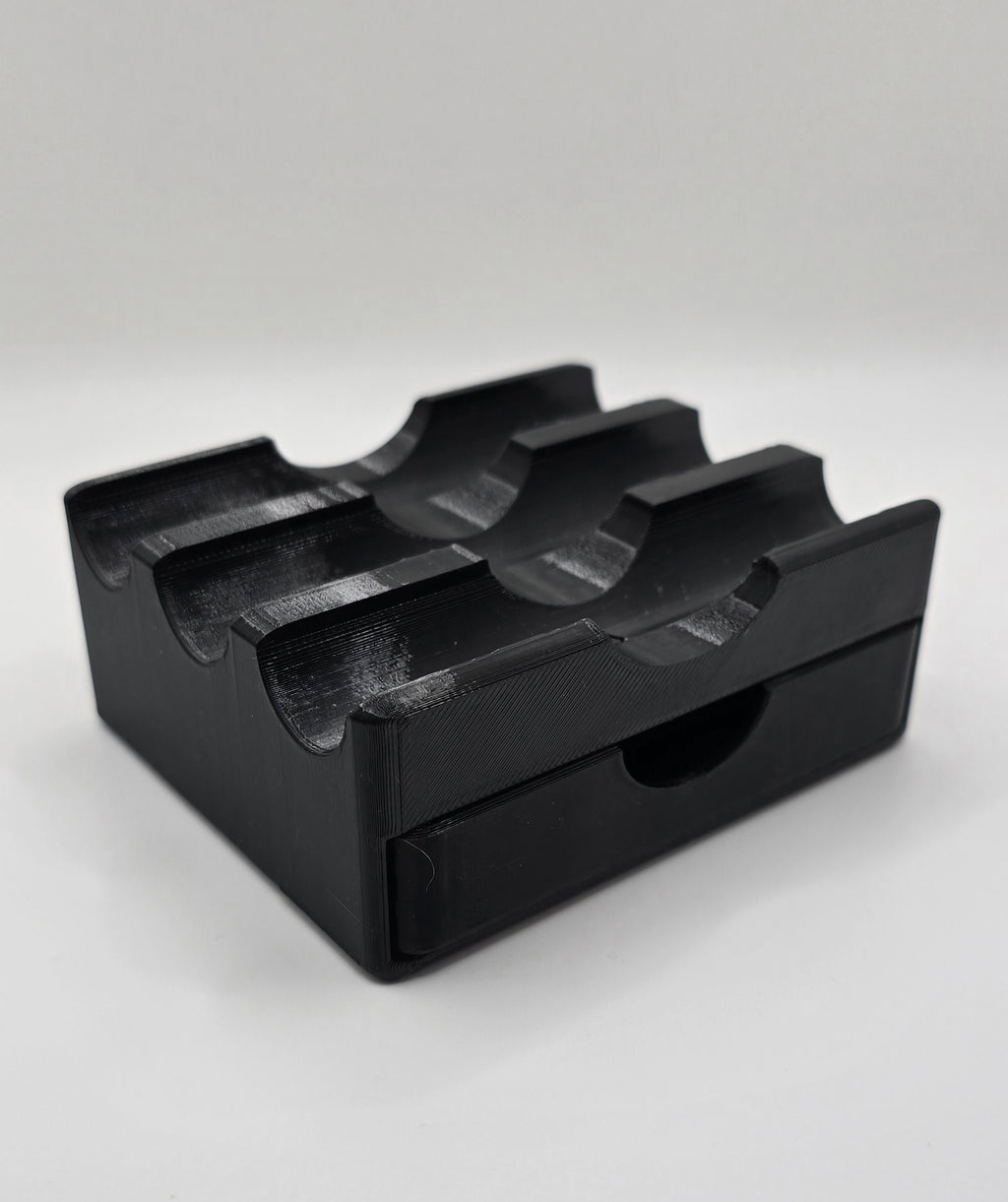 Three Pen Rest with Drawer