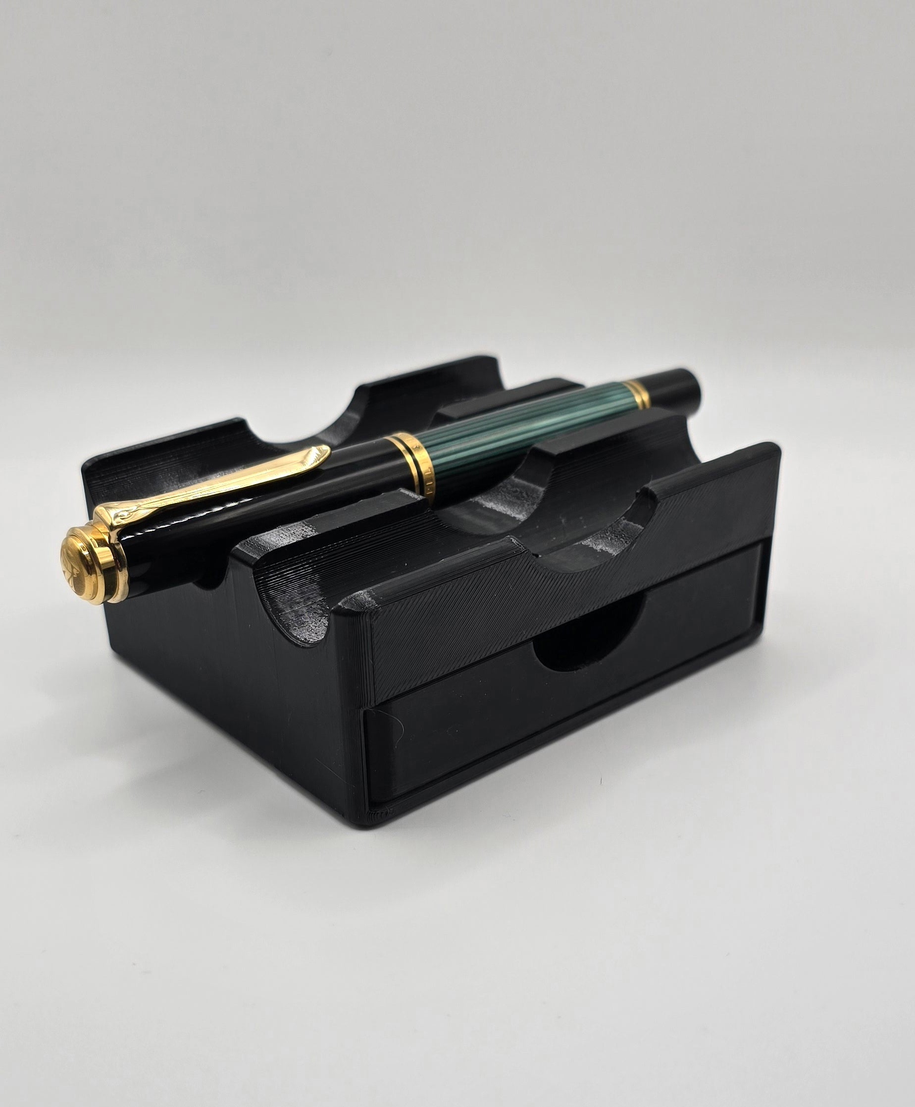 Three Pen Rest with Drawer