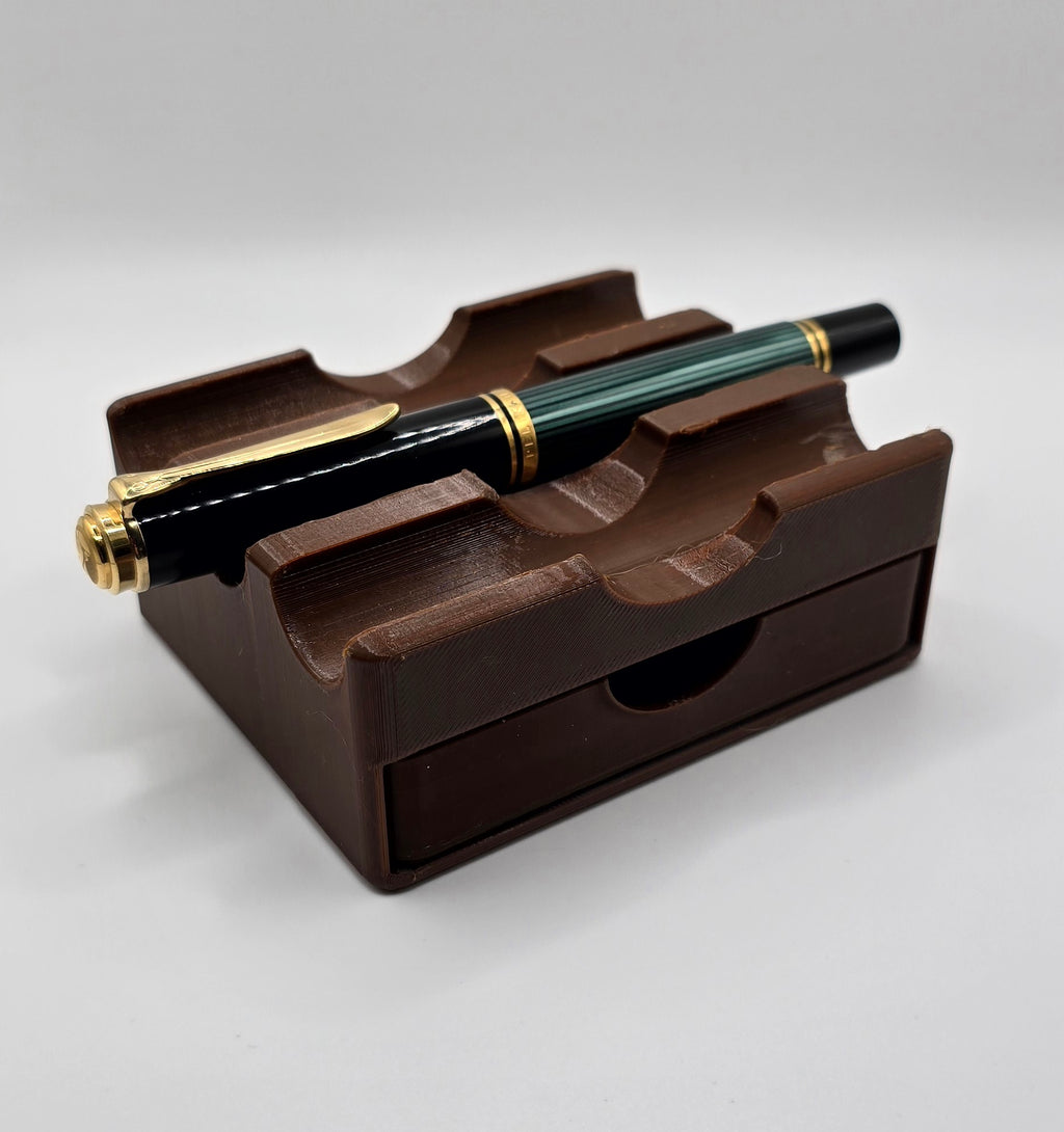 Three Pen Rest with Drawer
